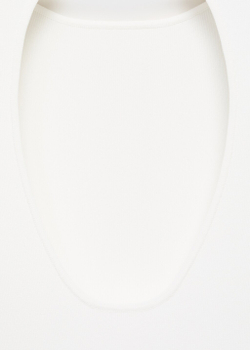 Трикотажное платье с открытой спиной