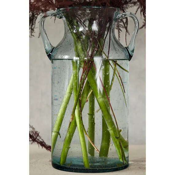 Ваза для цветов flowi, 29 см, голубая