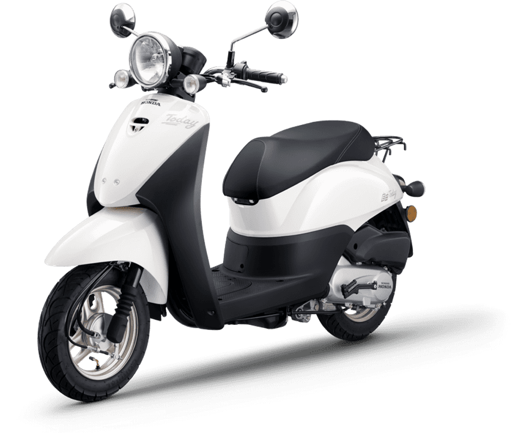 Скутер Honda Today белый (RR)