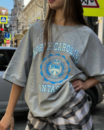 Футболка STUFF "North Carolina" Светло-серый