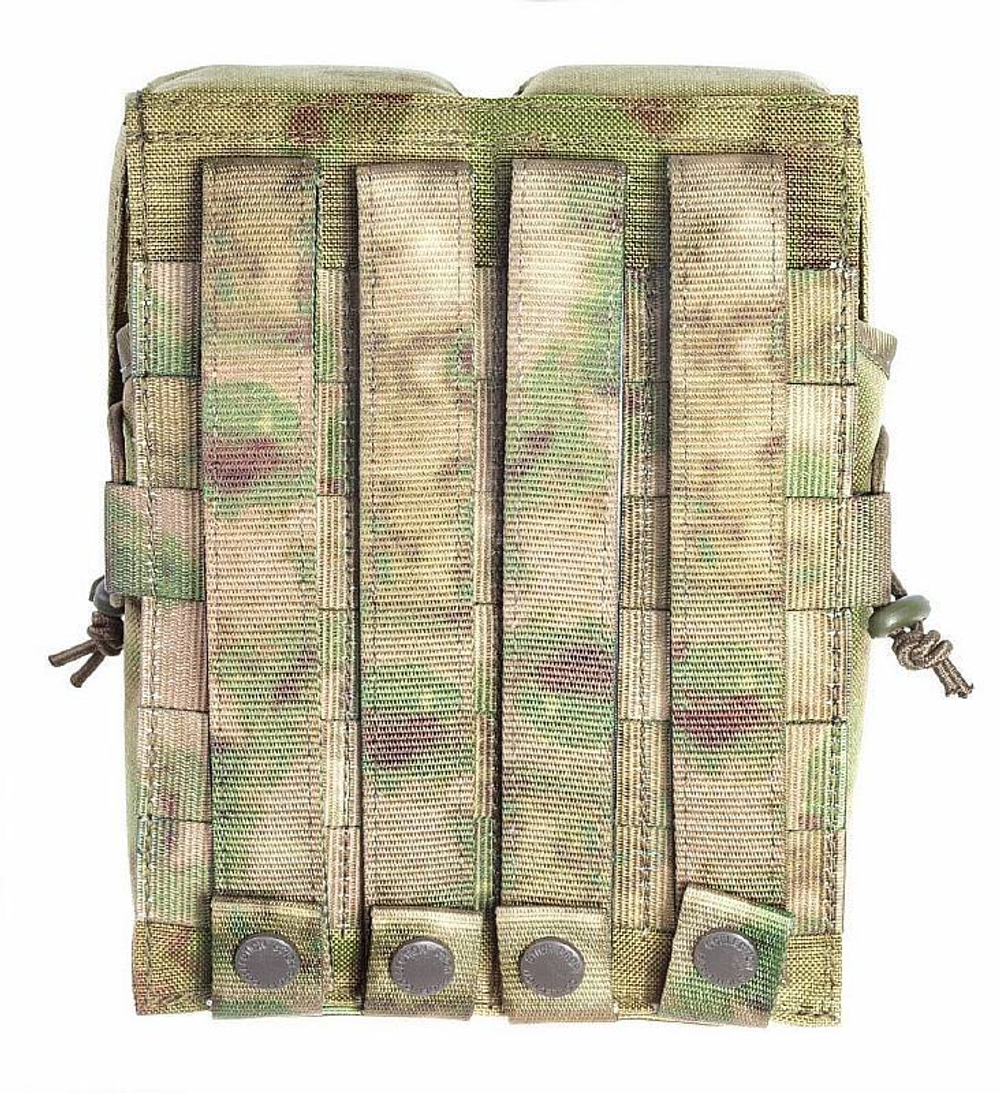 Подсумок облегченный на 4 магазина АК 5,45 мм и 7,62 мм оливковый