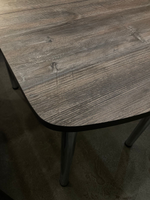 Стол разд пластиковый подстолье прямое хром пояс венге сосна пандероса