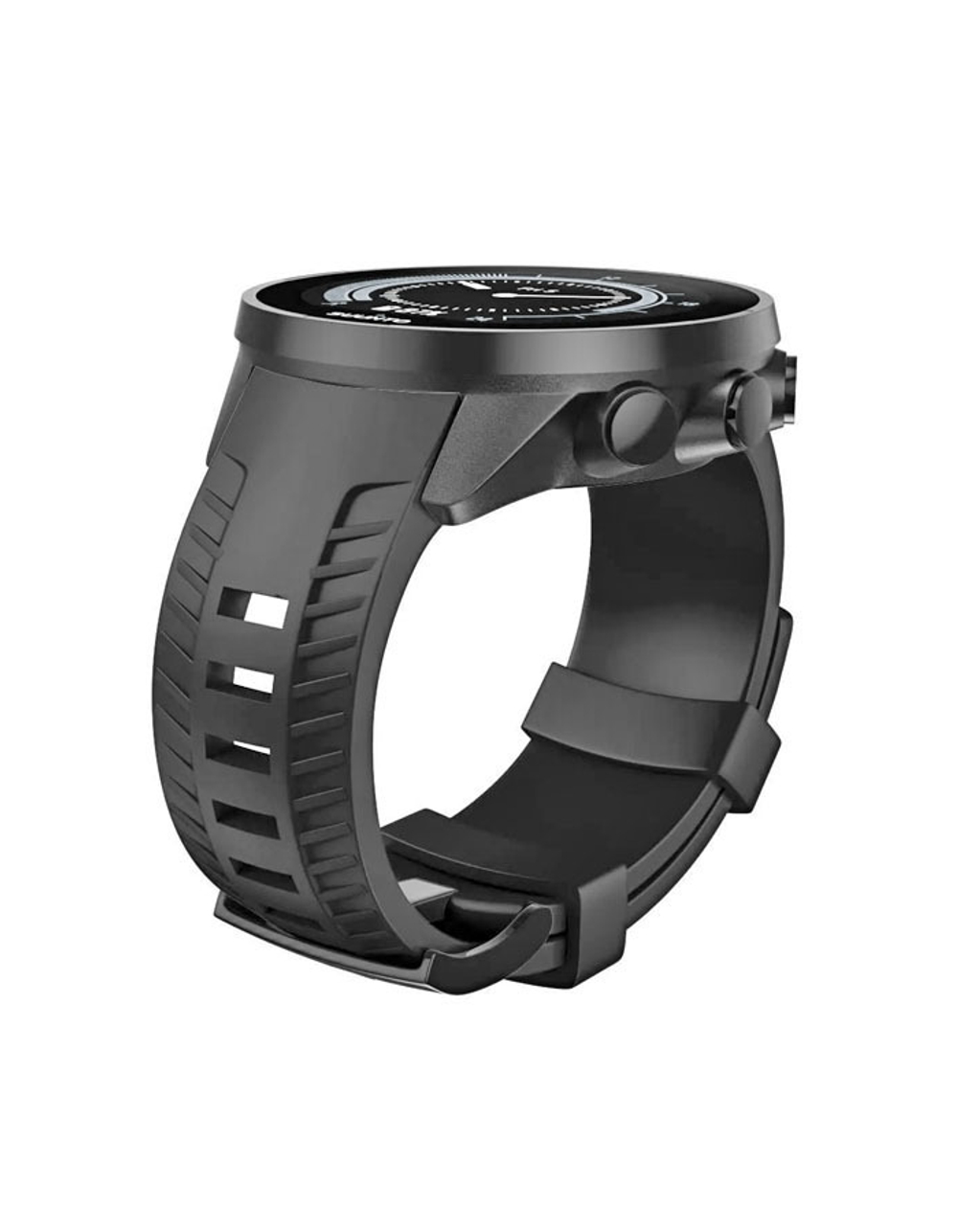 Ремешок силиконовый для Suunto 9 / 9 Baro быстросъемный 24 мм (Черный)