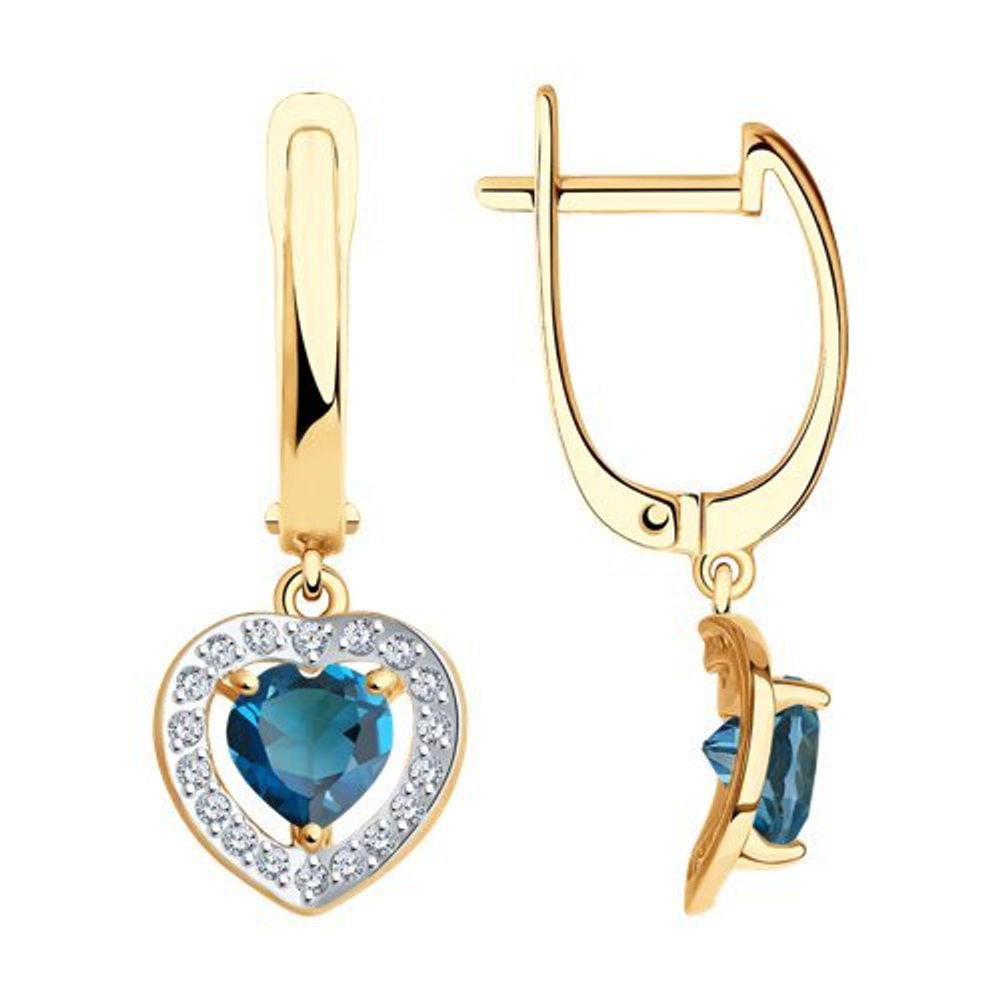 Серьги из золота 585 пробы
