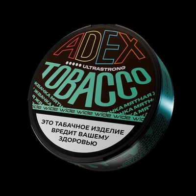 Жевательный табак Adex Ultra Strong Wide - Мятная жвачка