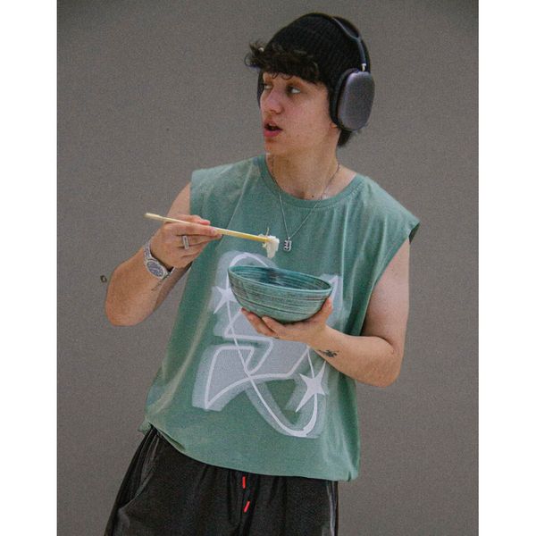 Безрукавка "S" зеленая - фото 4