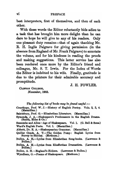 Golden Treasury of Songs and Lyrics | Francis Turner Palgrave