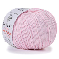 Пряжа Baby Cotton XL 50 г,105м,50%хлопок, 50%акрил (цена за 1 шт)