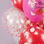 Шар (12''/30 см) С Днем Рождения, Ягодка!, Ассорти, пастель, 5 ст, 25 шт.