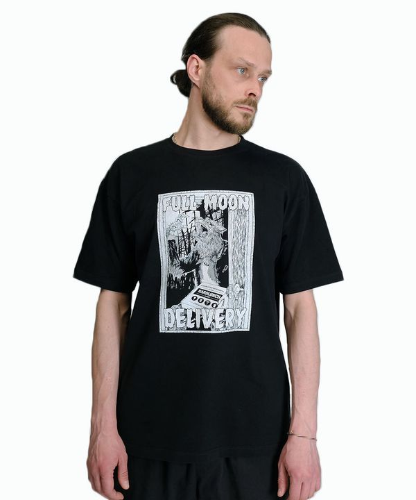 Футболка оверсайз Werewolf черная - фото 2