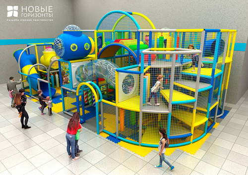 Детский игровой лабиринт Подводный квест