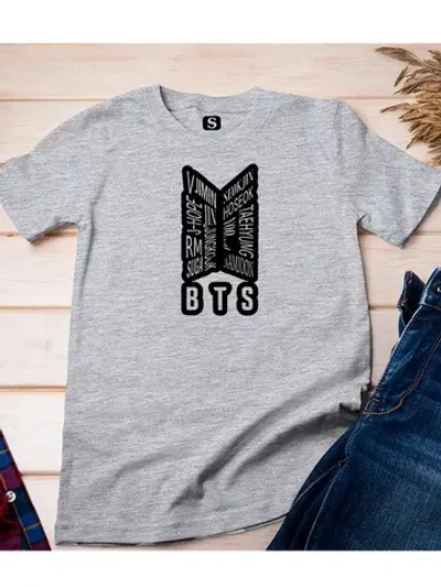 Футболка женская/с принтом BTS/оверсайз/BTS одежда