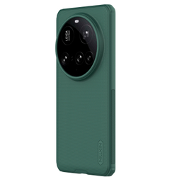 Усиленный защитный чехол зеленого цвета (Dark Green) от Nillkin для Xiaomi 15 Ultra, серия Super Frosted Shield Pro