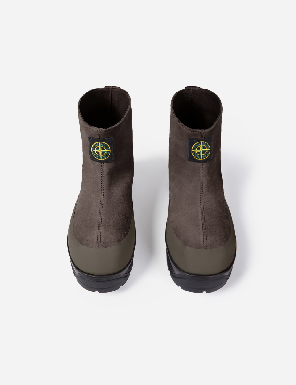 Stone Island Suede Shoes Ankle Boot "Military Green"