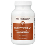 Real Mushrooms, Cordycep-M®, экстракт грибов в порошке, 120 капсул