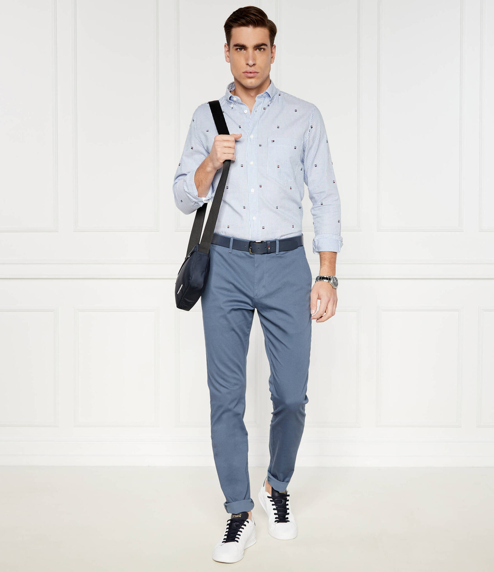 Чиносы Tommy Hilfiger - голубой(MW0MW33937)
