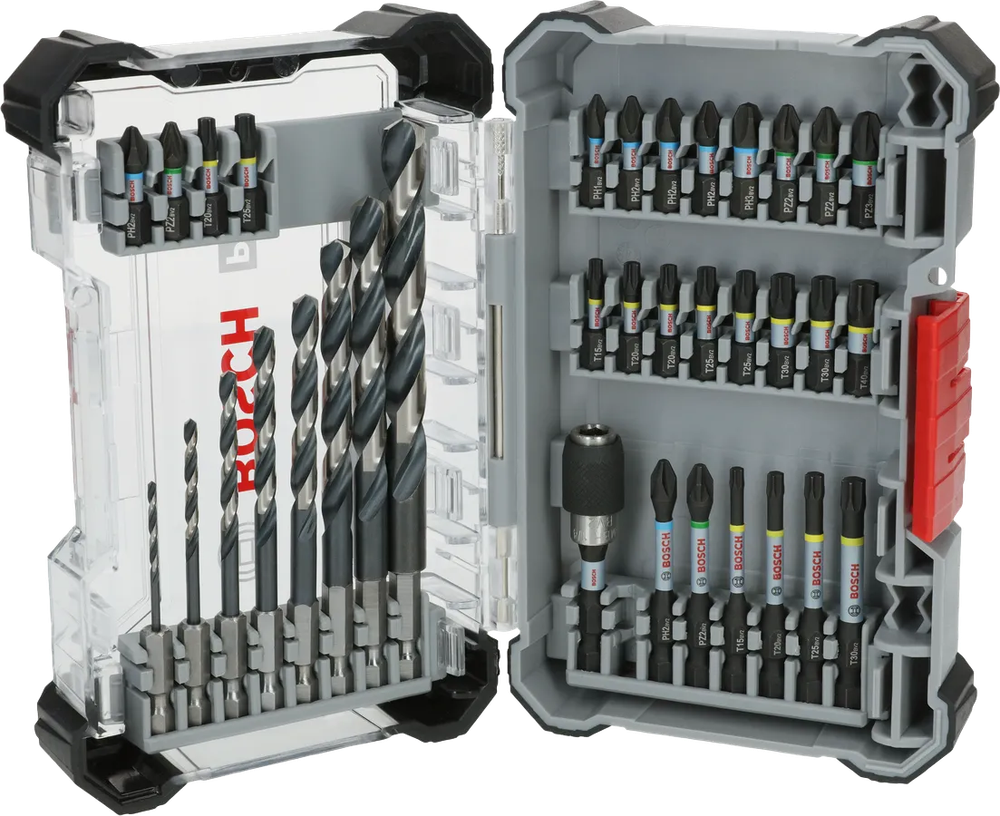 Набор свёрл и бит PRO Impact Metal Set BOSCH 2608521U80