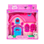 Игрушечный дом для куклы с мебелью и фигурками коробка 666-220F