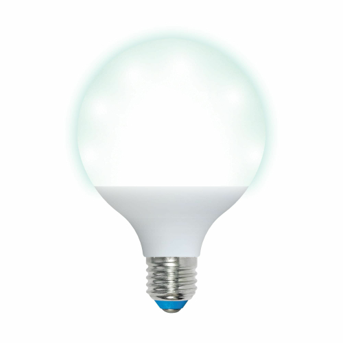 LED-G95-16W/NW/E27/FR PLP02WH Лампа светодиодная. Форма шар, матовая. Серия Palazzo. Белый свет. Картон. ТМ Uniel