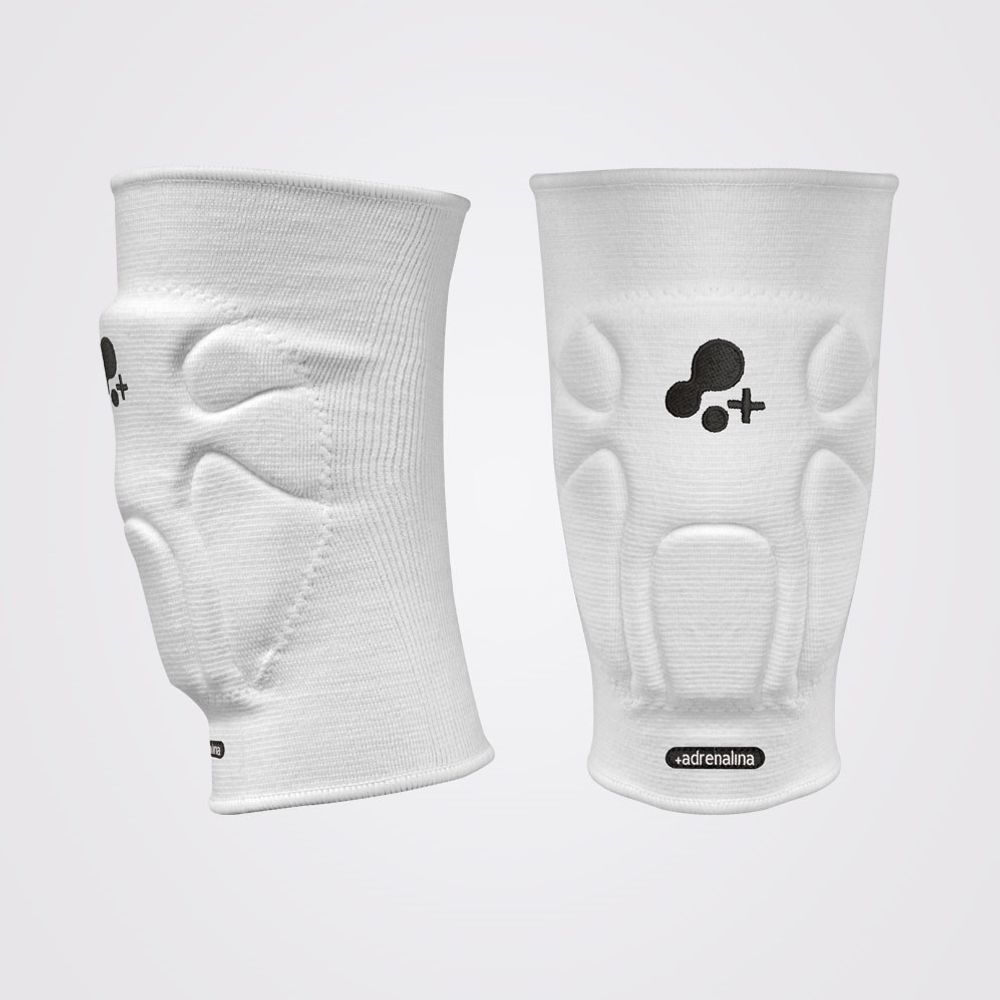 Наколенники волейб. +ADRENALINA MT7 4602-022, размер Senior, белые