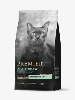 Premier Adult Sterilised для стерилизованных кошек (Ягненок с индейкой)