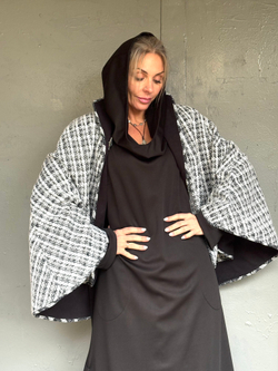 Платье Assassin / черный/футер петля /плотная ткань