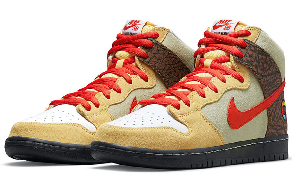 Кроссовки Color Skates X Nike Dunk Sb "Kebab And Destroy"
