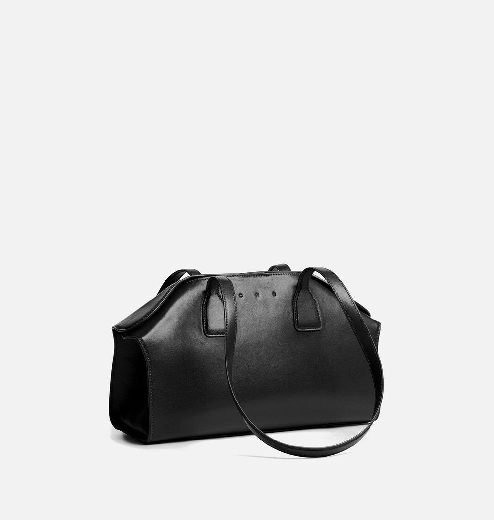 Сумка из натуральной кожи CONTOUR M Coal