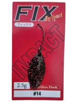 Колеблющаяся блесна FOREST FIX Impact 2.5g/#14