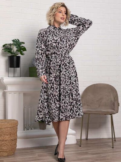 Платье Морена (серо-белое) П15010-45М LT Collection