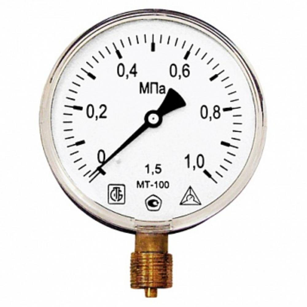 Манометр МТ100М 1,0МПа