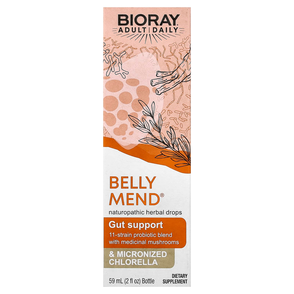Bioray, Belly Mend®, добавка для поддержки кишечника, 59 мл (2 жидк. унции)