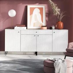 Комод "Оливия" (белый/белый глянец), МФ Миф, г. Пенза