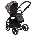 Детская коляска Roan Sol Flowers 2 в 1 RSF/5003 Forest Clearing/Black