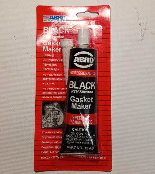 Герметик (черный) 85гр. (АBRO)