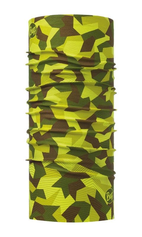 Многофункциональная бандана-труба Buff Block Camo Green Фото 1