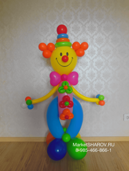 Клоун Тиша, фигура из шаров