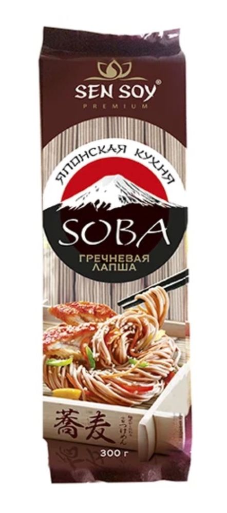 Лапша Sen Soy Японская кухня Soba гречневая 300 г