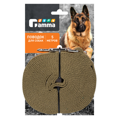 Поводок брезентовый, 25*5000мм, Gamma