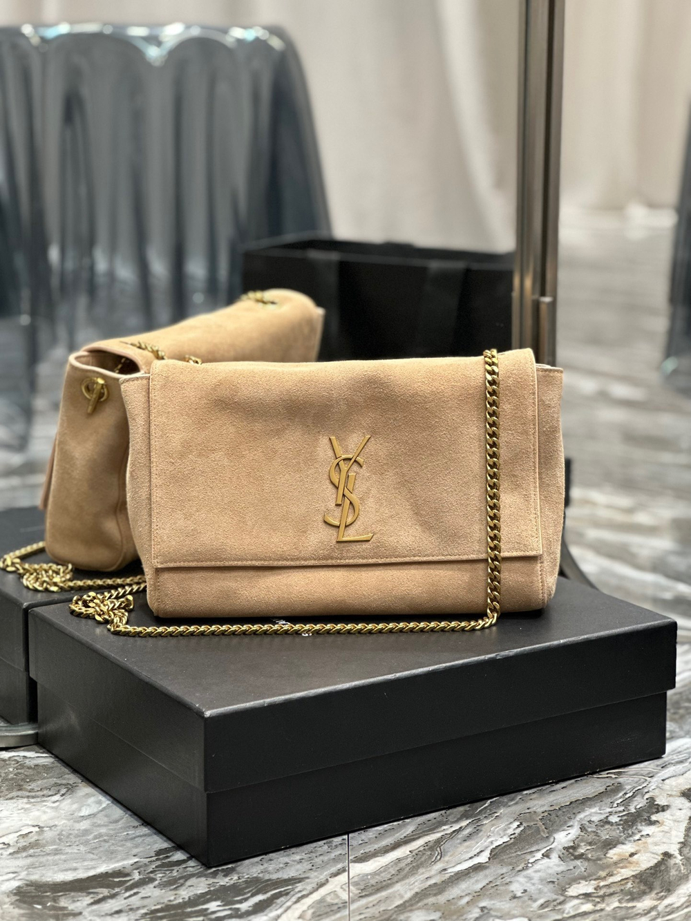Saint Laurent Kate Medium Reversible Chain Bag 28 cm
