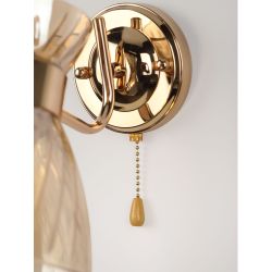 Бра светильник Rivoli Victoria 9183-401 настенный с выключателем 1 х Е27 60 Вт модерн | Rivoli