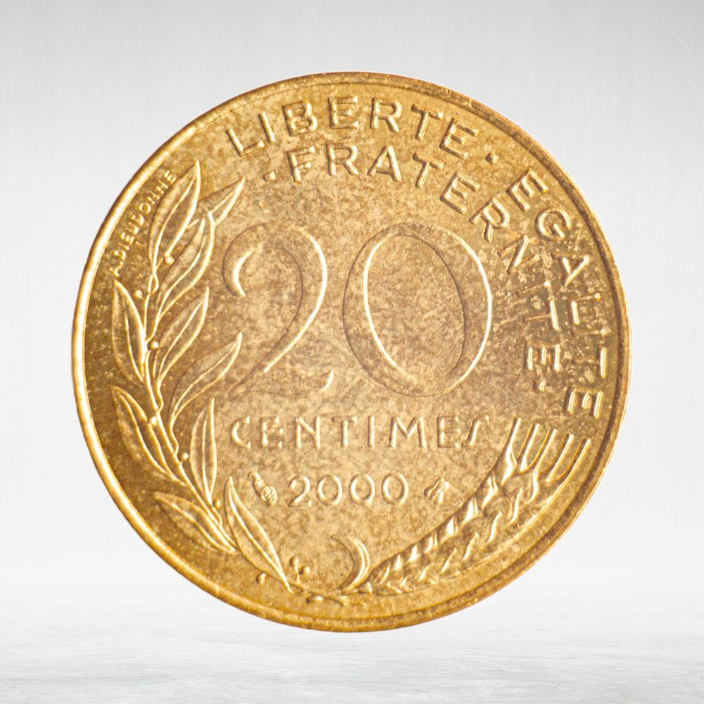 France, 20 Centimes 2000 - Marianne, VF