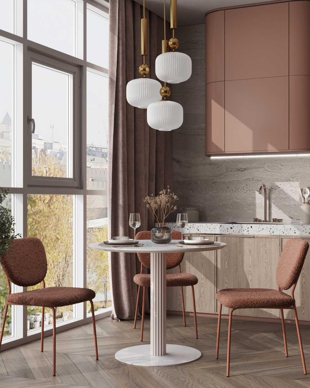 Светильник подвесной Moderli V10911-P Creamy