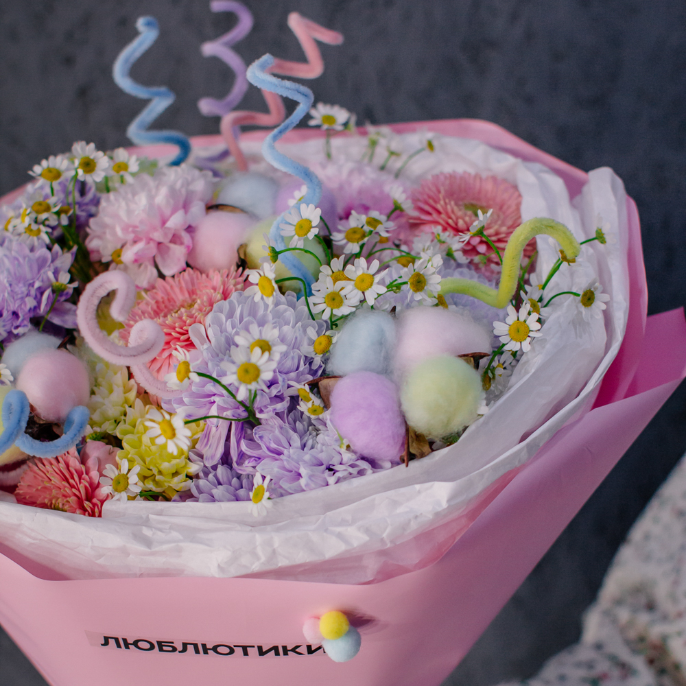 105. Нежный дофаминовый букет