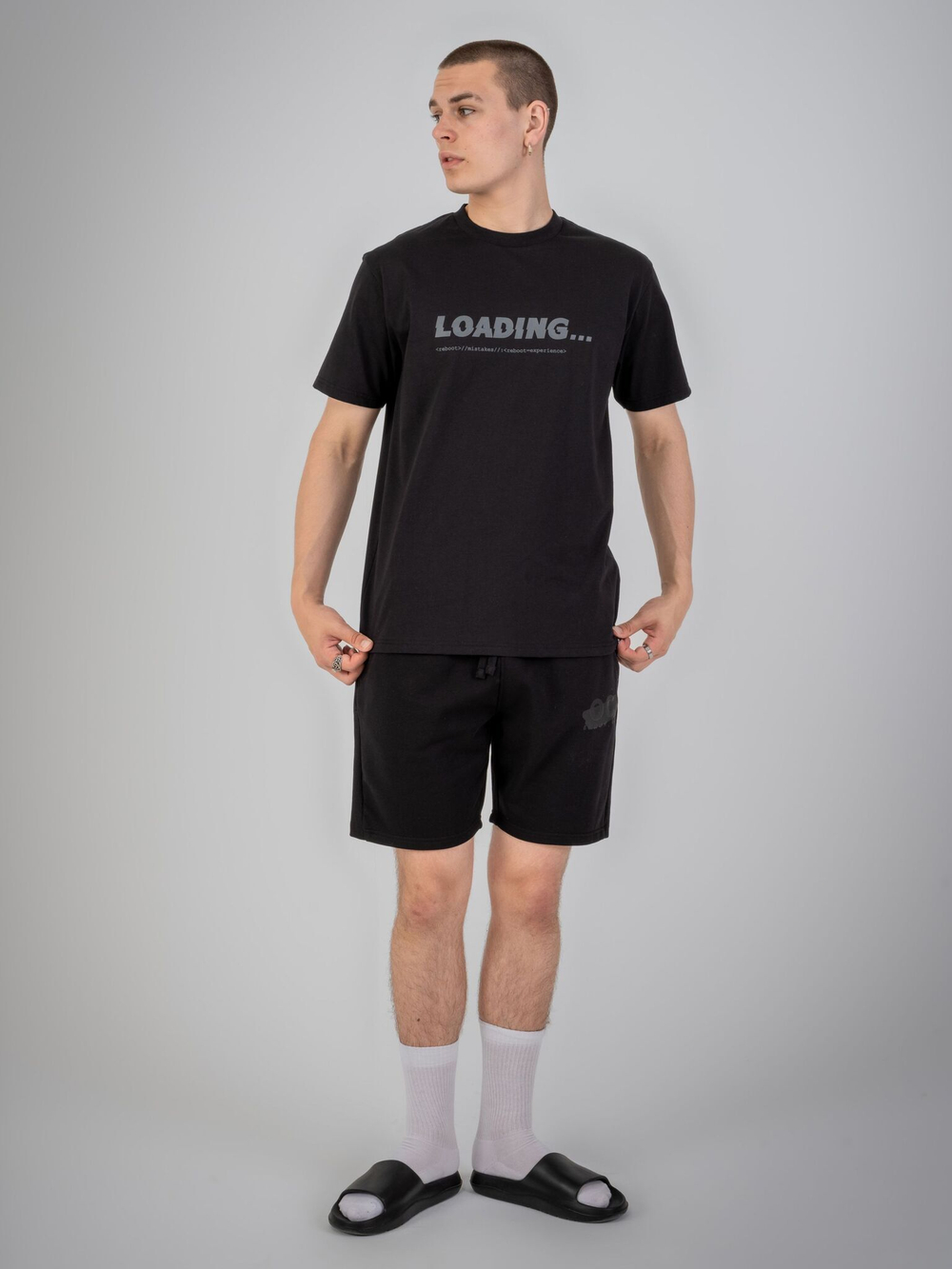 Футболка мужская ORIGINAL CREATOR LOADING GLITCH T-SHIRT, Черный