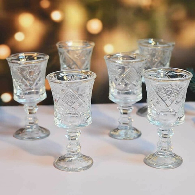 Набор рюмок 6шт 45мл, h10см, d5см "Julia", RYG1021