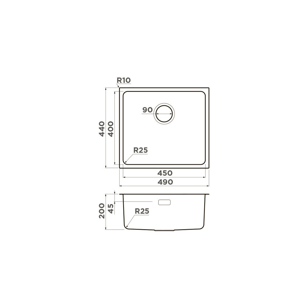 Мойка Omoikiri Tadzava 49-U/I-LG нерж. сталь | Светлое золото
