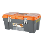 Ящик для инструментов Blocker Expert 20" с металлическими замками серо-свинцовый/оранжевый