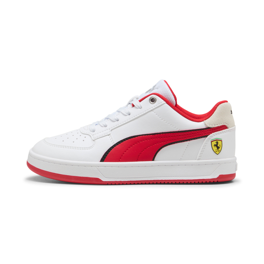 PUMA X SCUDERIA FERRARI КРОССОВКИ ДЛЯ ПОДРОСТКОВ CAVEN 2.0, БЕЛЫЙ