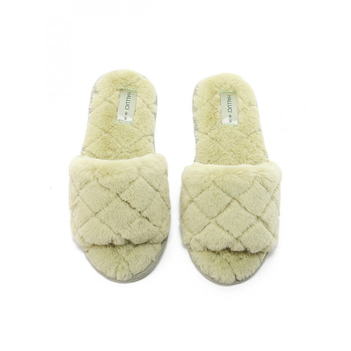 Тапочки из искусственного меха | салатовый